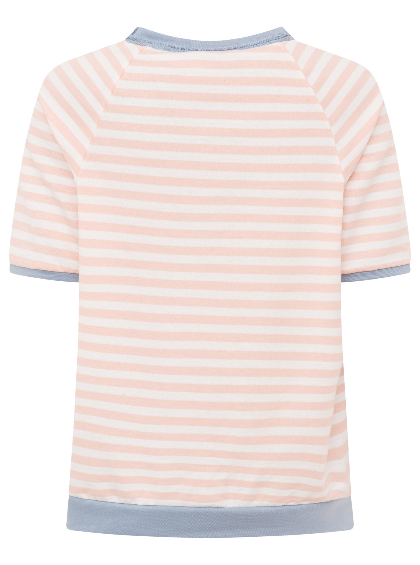 đź’• Zwillingsherz Shirt "Streifen & Herz" Rosa