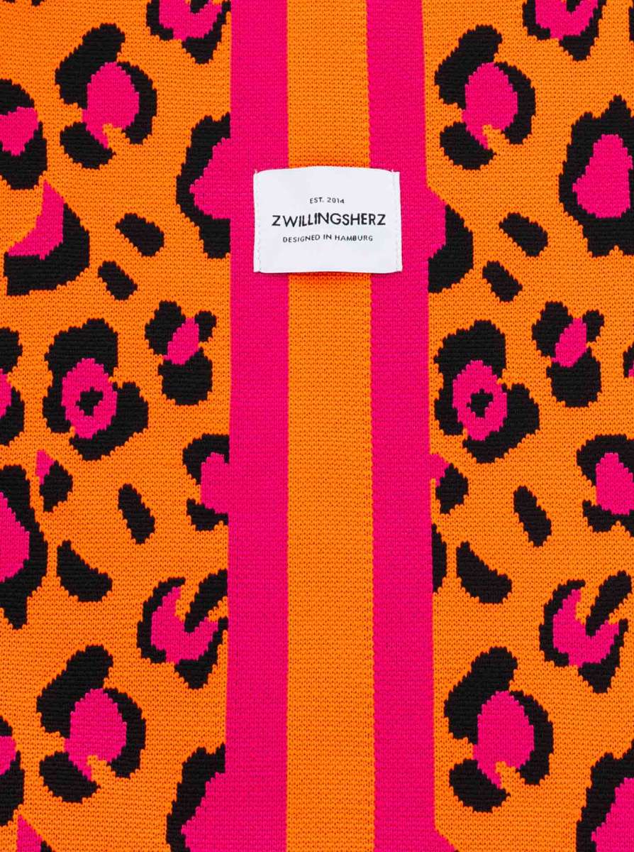 💕 Zwillingsherz Shopper "Summer Leo" Neonorange