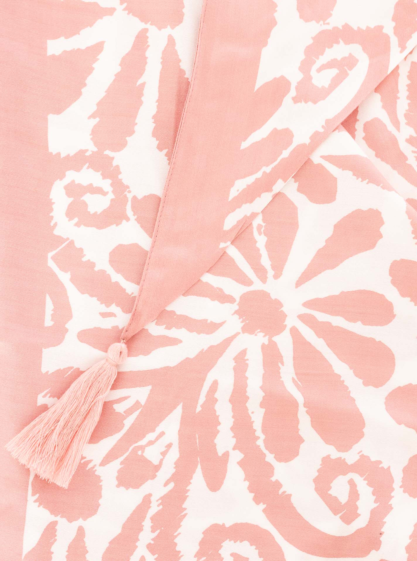 đź’• Zwillingsherz Dreieckstuch "Flower Fun" Organic Bamboo Rosa