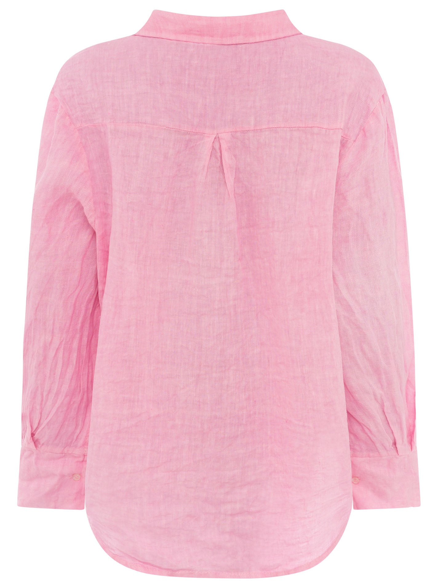 đź’• Zwillingsherz 100 % Leinen Bluse "Neon" Pink