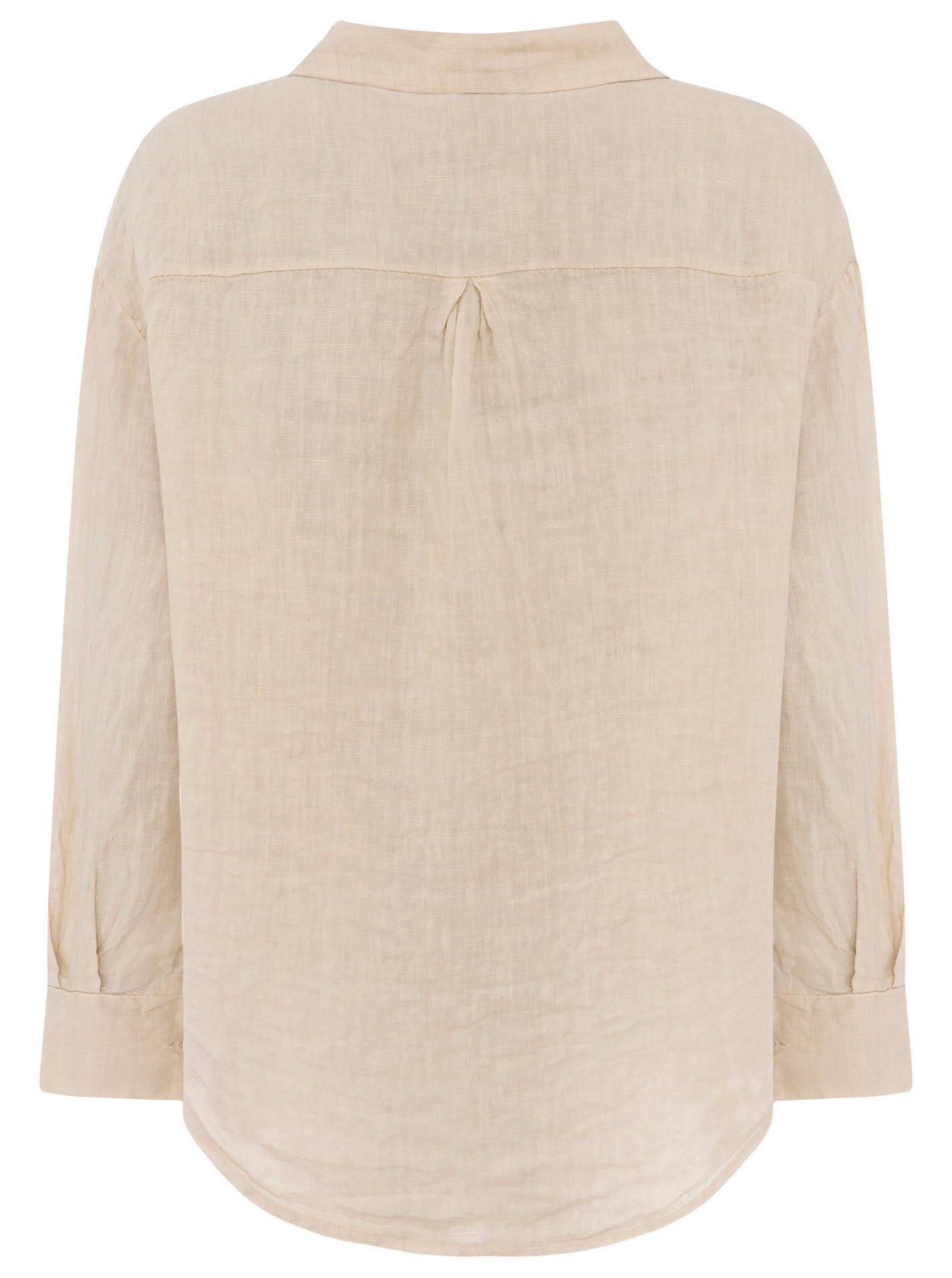 đź’• Zwillingsherz 100 % Leinen Bluse "Neon" Beige
