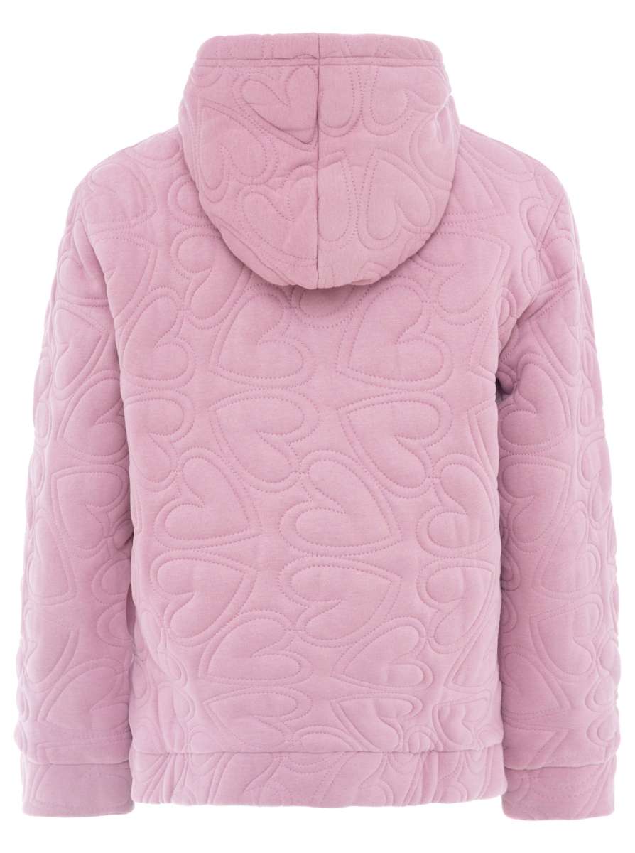 đź’• Zwillingsherz Hoodiejacke "Endless Love" Altrosa