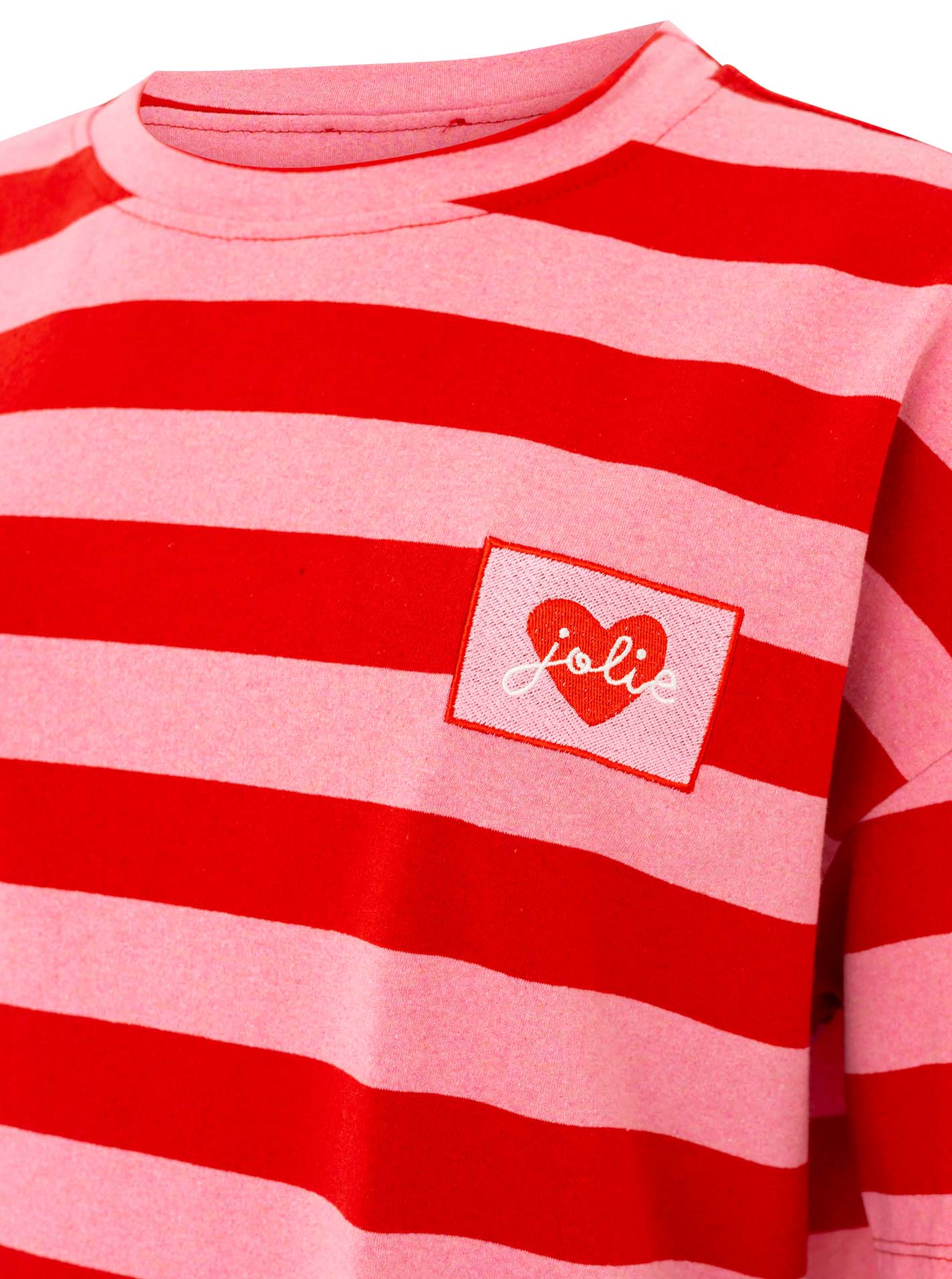 đź’• Zwillingsherz Shirt "Jolie" Orange Rosa