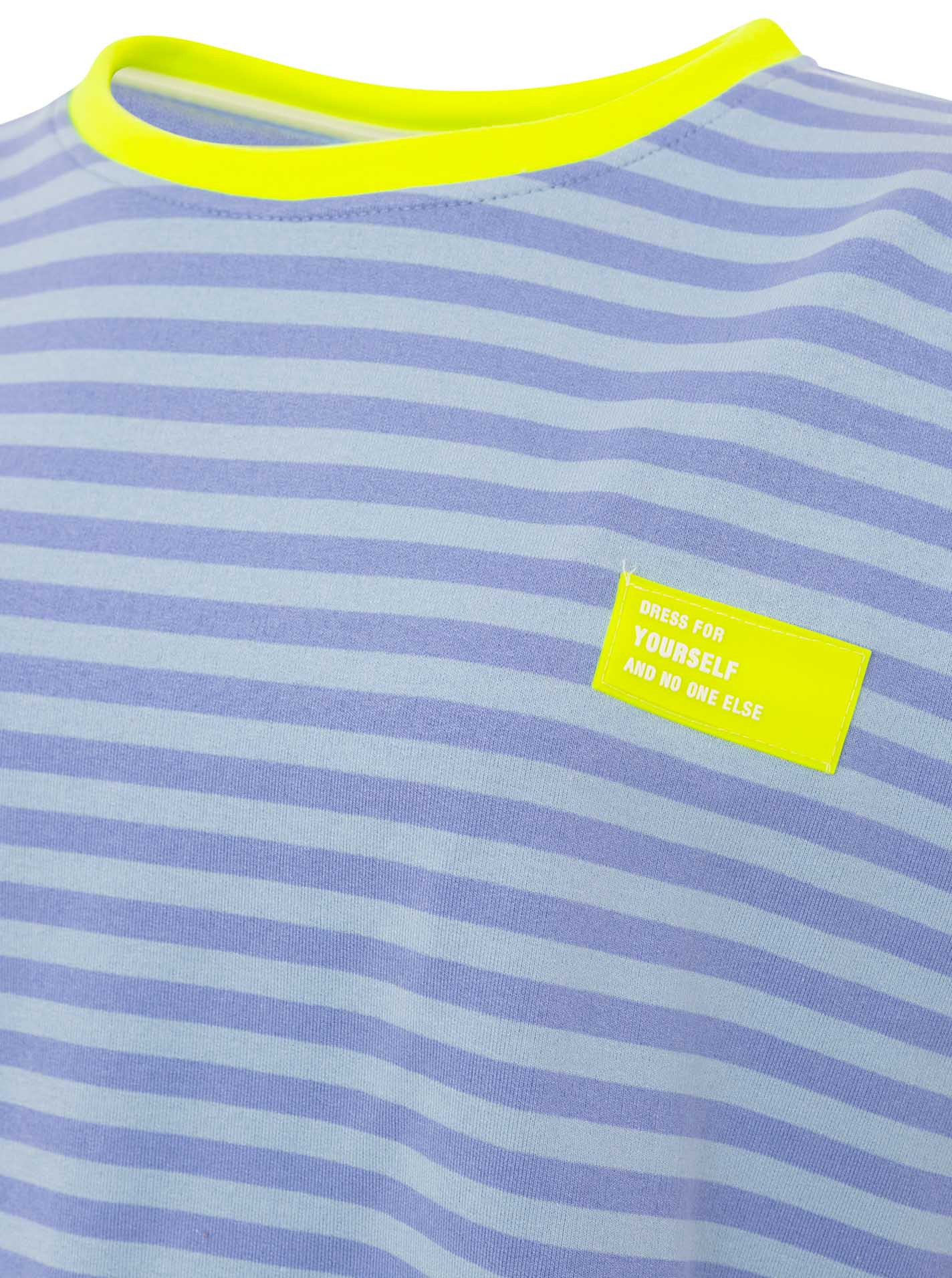đź’• Zwillingsherz Shirt Sweat "Dress for yourself" Blau
