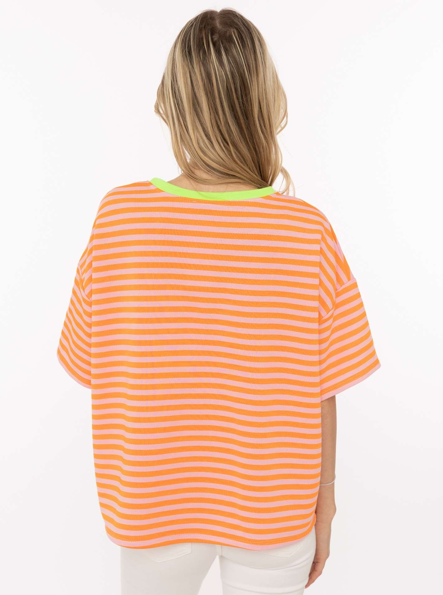 đź’• Zwillingsherz Shirt Sweat "Dress for yourself" Orange