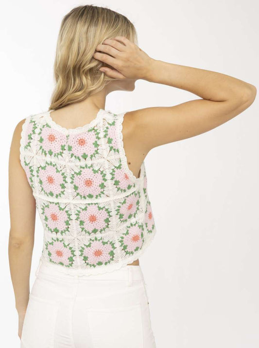 💕 Zwillingsherz Top Shirt "Lochstick Sommer" Rosa