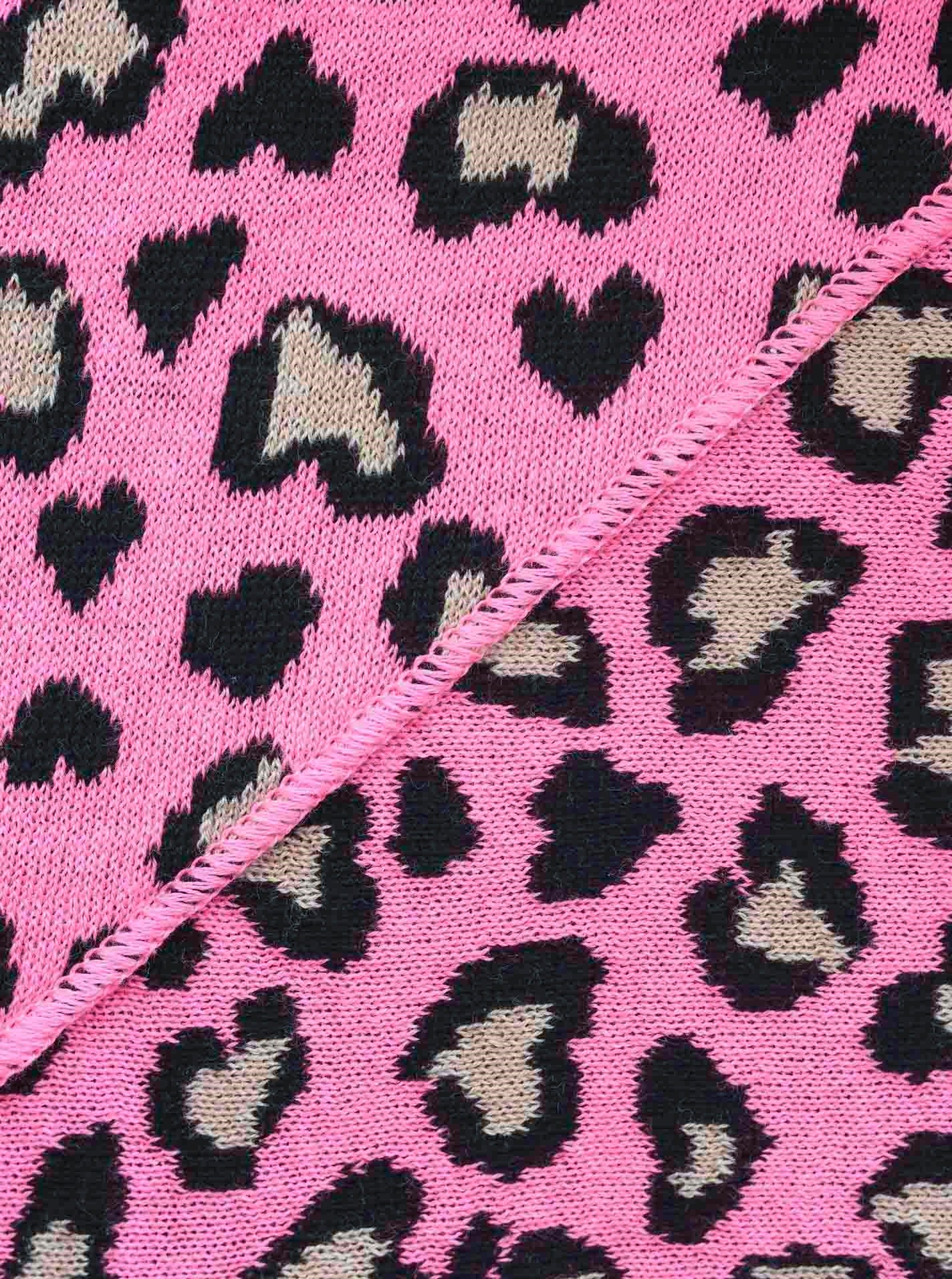 đź’• Zwillingsherz Dreieckstuch "Leo Herzi" Baumwolle Pink