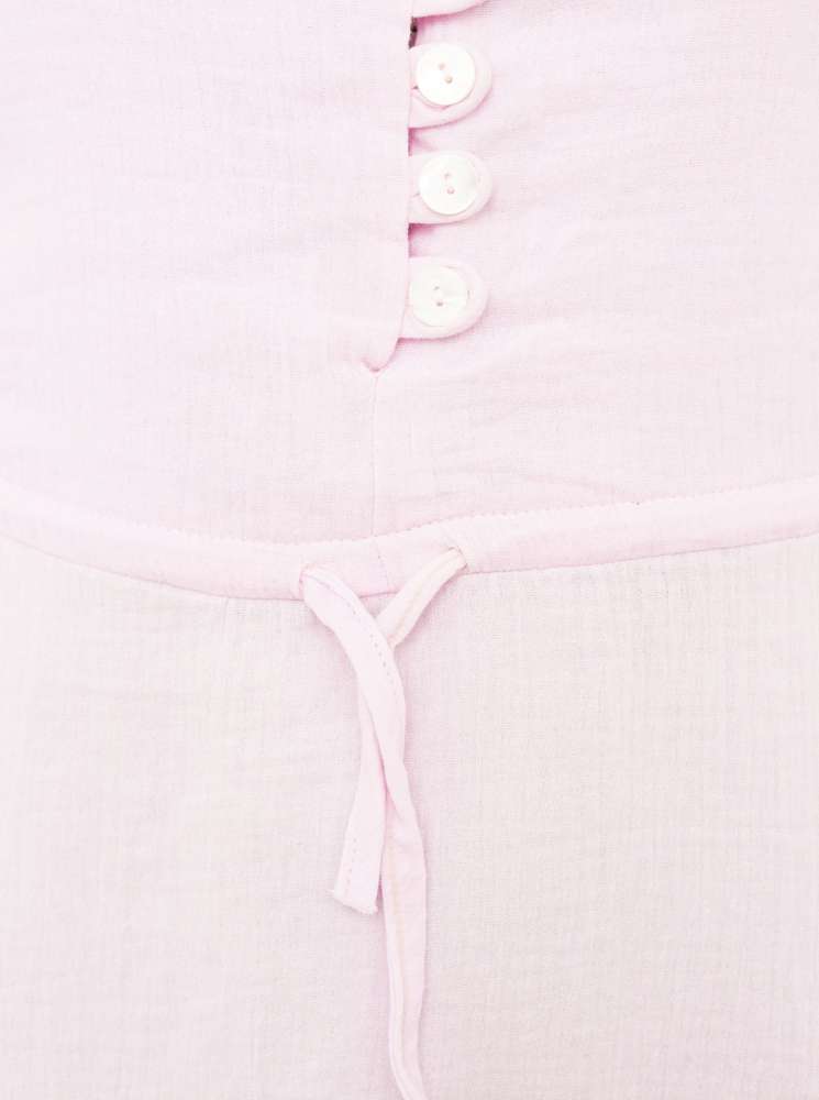 đź’• Zwillingsherz Bluse Musselin "BoHo" Tunika Rosa