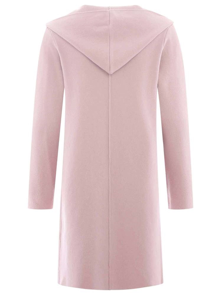 đź’• Zwillingsherz Strickjacke "Janina Basic" Strickmantel offen Altrosa