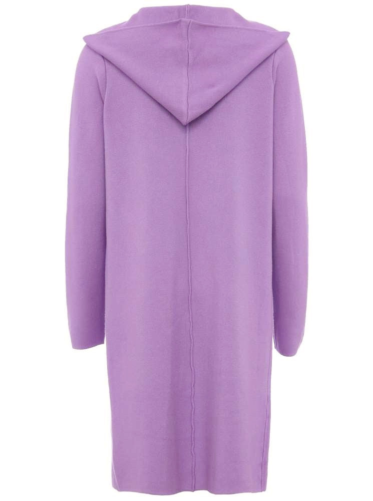 đź’• Zwillingsherz Strickjacke "Janina Basic" Strickmantel offen Lavendel
