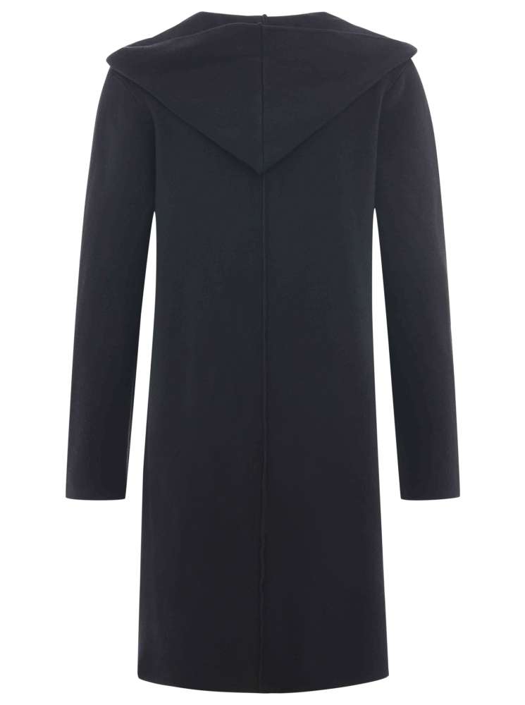 đź’• Zwillingsherz Strickjacke "Janina Basic" Strickmantel offen Schwarz
