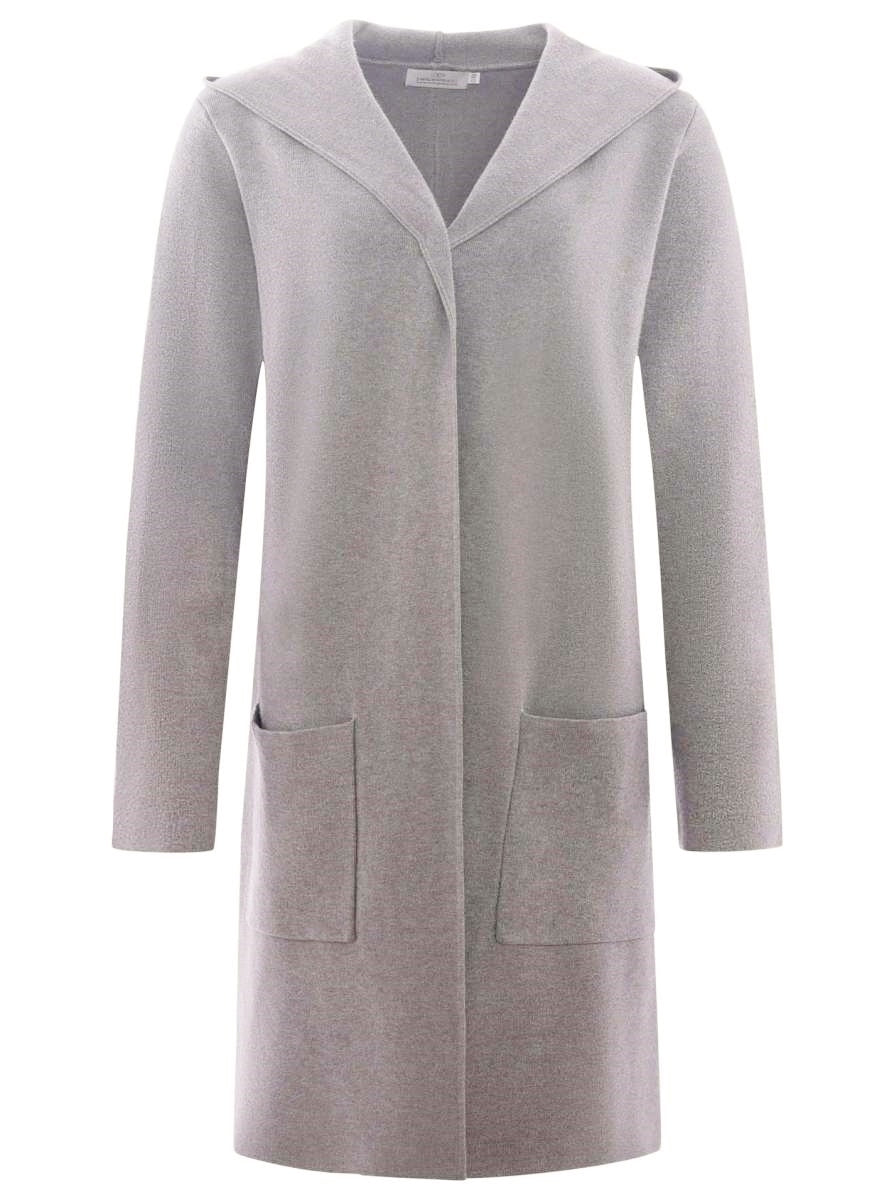 đź’• Zwillingsherz Strickjacke "Janina Basic" Strickmantel offen Dunkelgrau