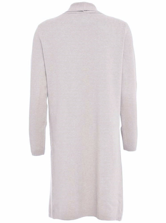 💕 Zwillingsherz Strickjacke "Jessy 2.0" Kragen Hellgrau
