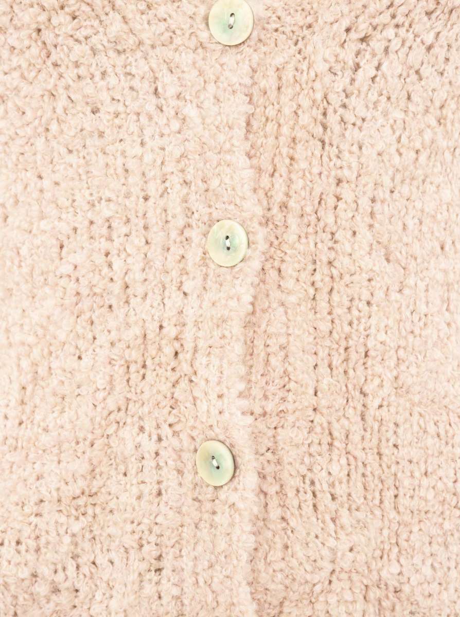 💕 Zwillingsherz Kuschel Cardigan "Plüsch" Strickjacke Wolle Rosa