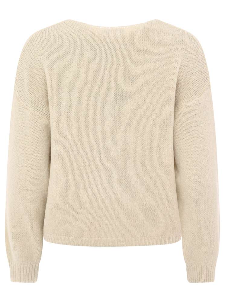 💕 Zwillingsherz Strickjacke kurz "Uni" Wolle Beige