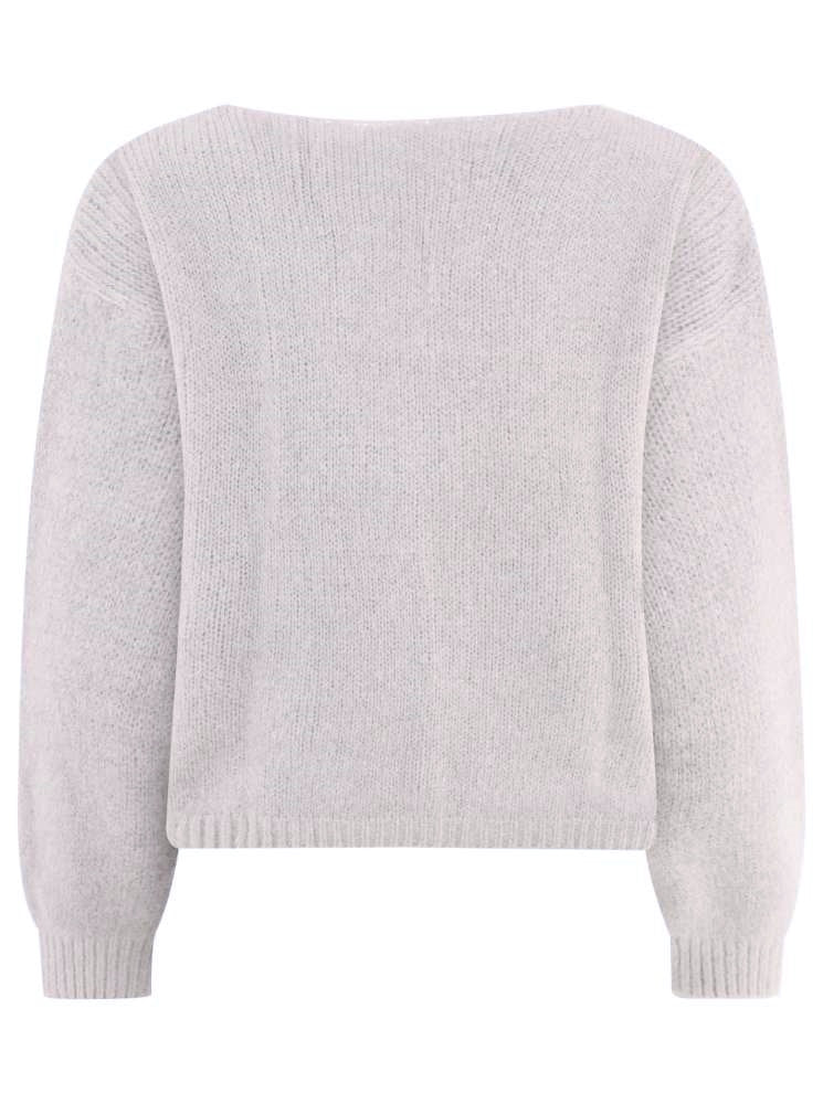 💕 Zwillingsherz Strickjacke kurz "Uni" Wolle Grau