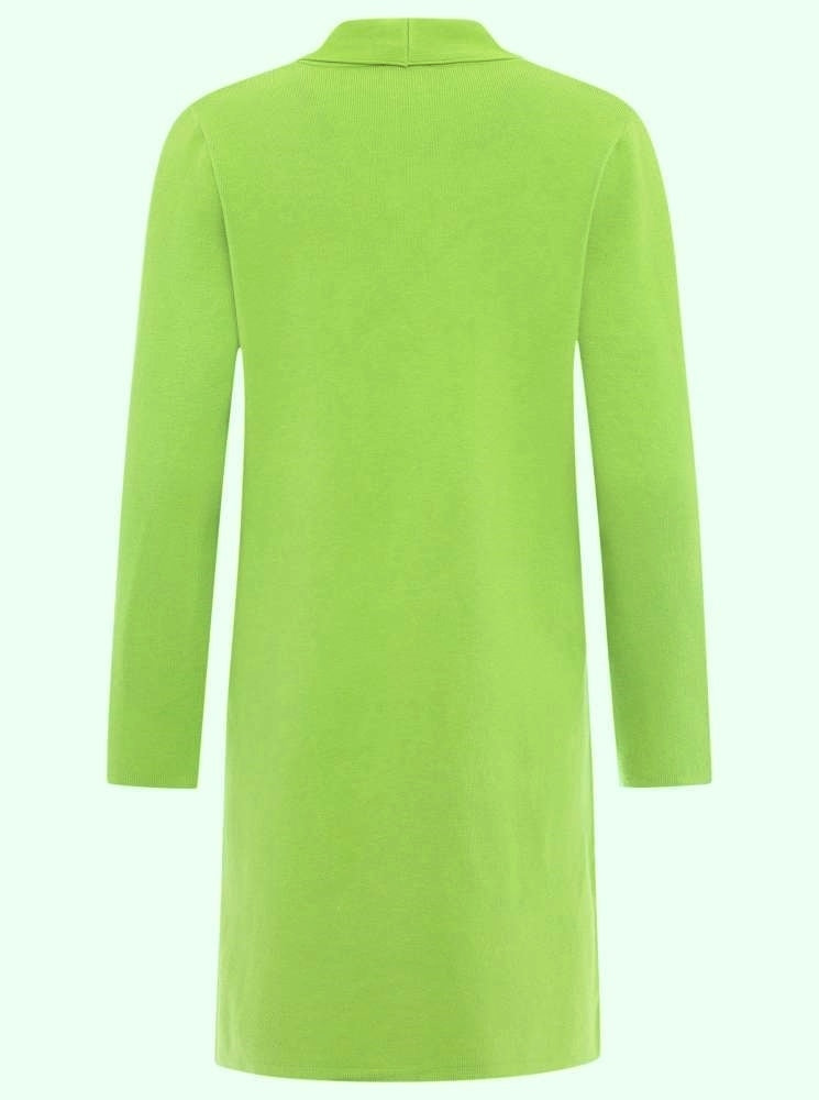 💕 Zwillingsherz Strickjacke "Jessy 2.0" Kragen Apfelgrün
