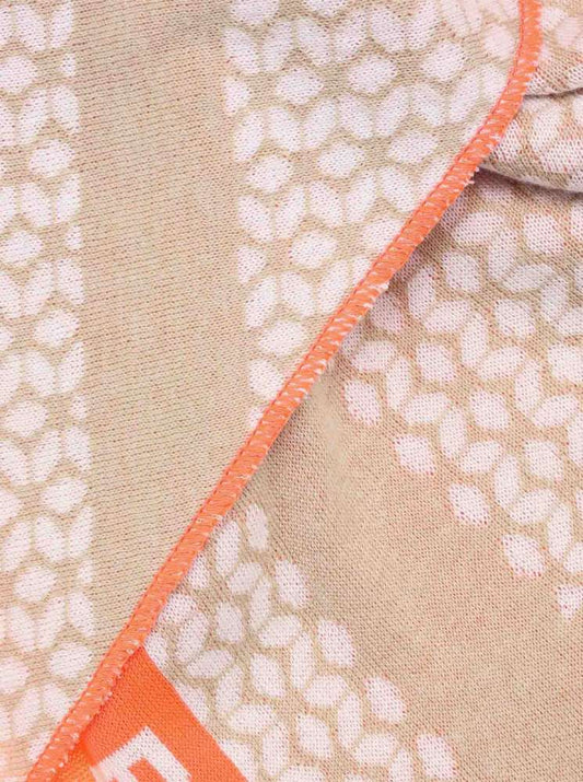 💕 Zwillingsherz Dreieckstuch "Eika" Baumwolle Beige
