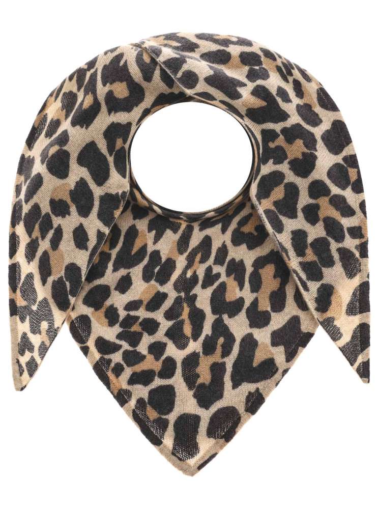 đź’• Zwillingsherz Dreieckstuch "100 % Cashmere Leo" Kaschmir Hellbeige