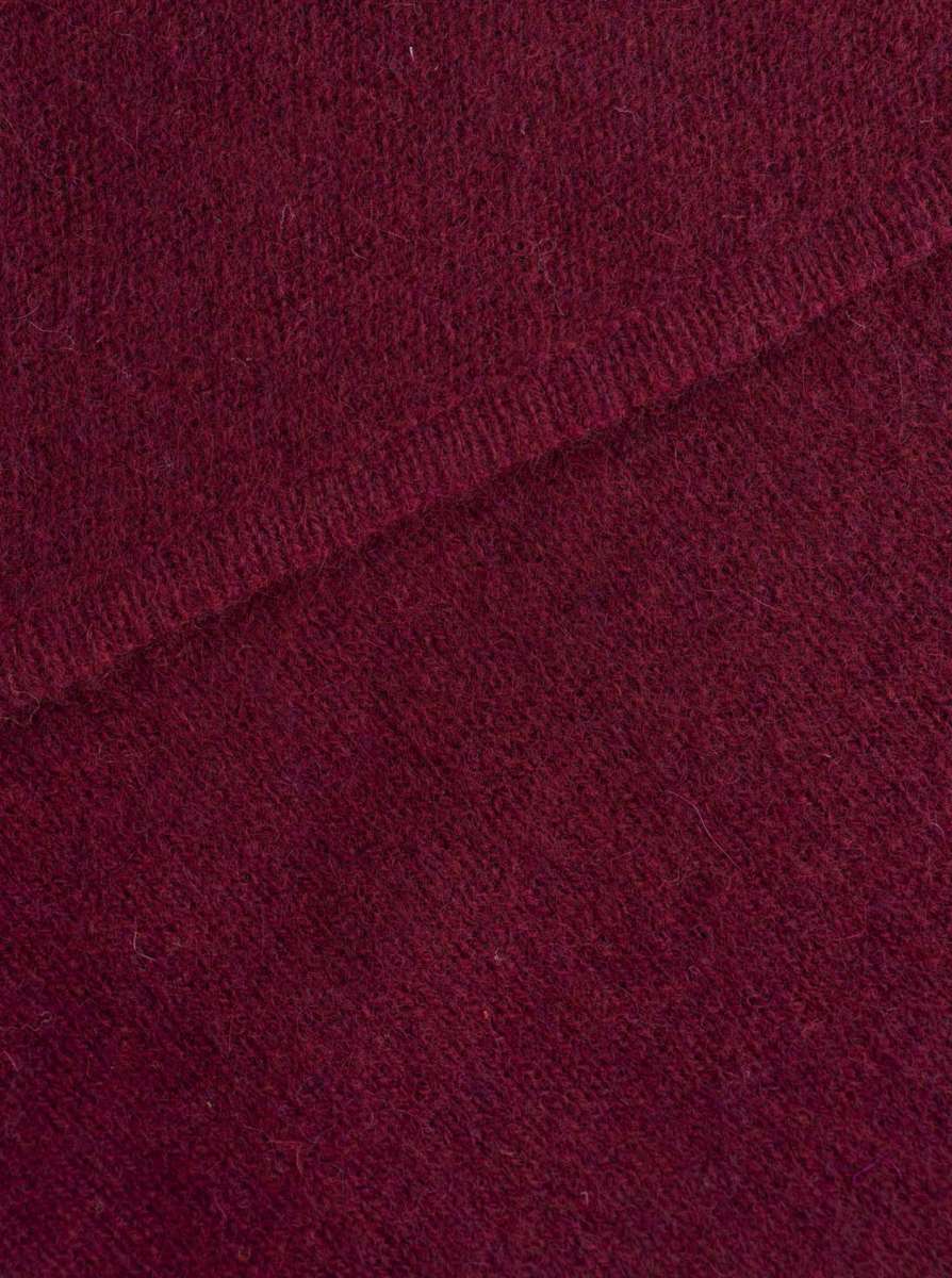 đź’• Zwillingsherz Dreieckstuch "100 % Cashmere" Kaschmir Bordeaux