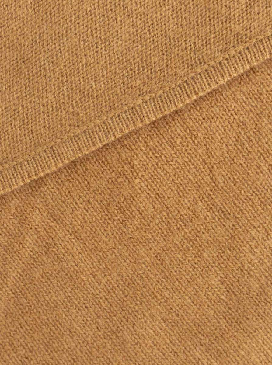 đź’• Zwillingsherz Dreieckstuch "100 % Cashmere" Kaschmir Camel