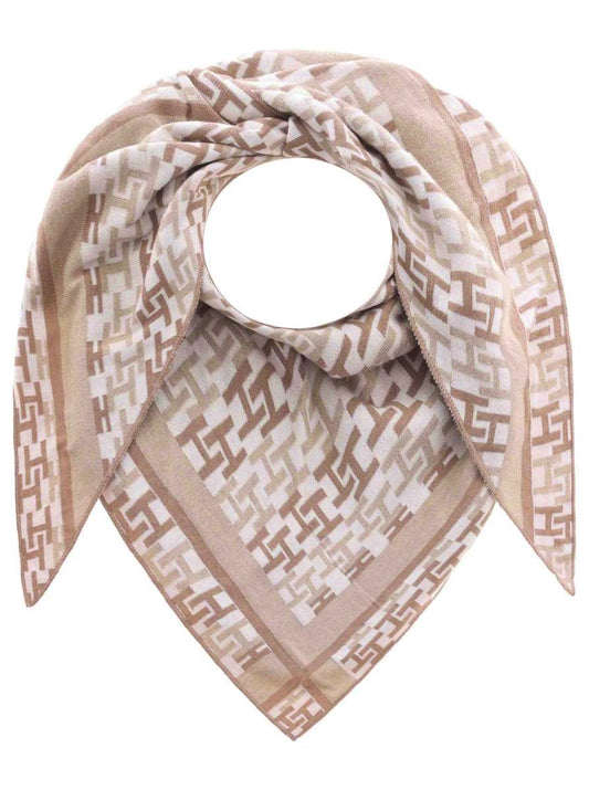 💕 Zwillingsherz Dreieckstuch "Lana" Baumwolle Beige