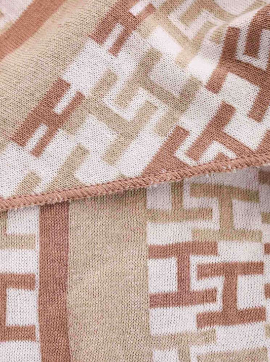 💕 Zwillingsherz Dreieckstuch "Lana" Baumwolle Beige