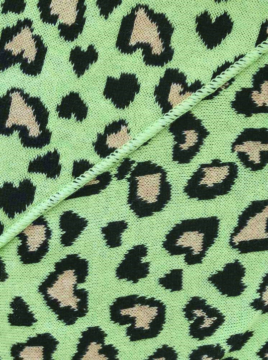 💕 Zwillingsherz Dreieckstuch "Leo Herzi" Baumwolle Mint