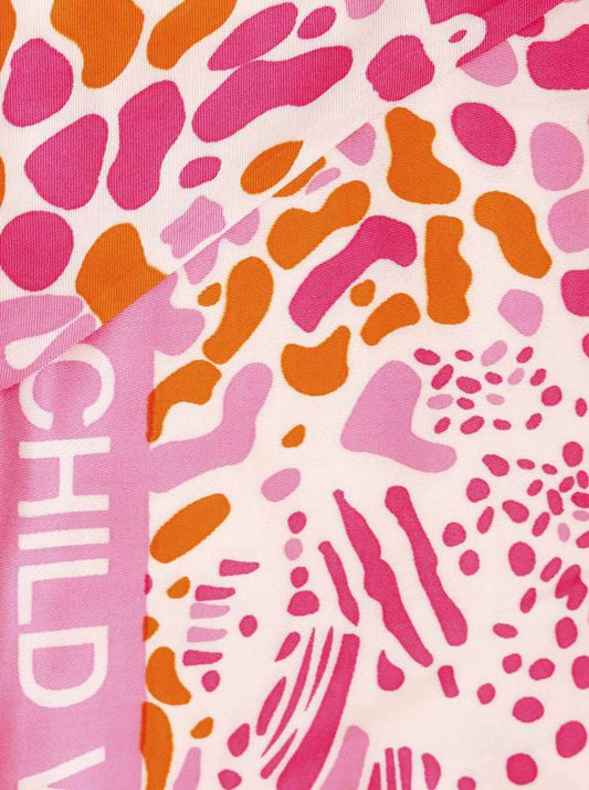 💕 Zwillingsherz Dreieckstuch "Leo Kopf" 100 % Viskose nachhaltig