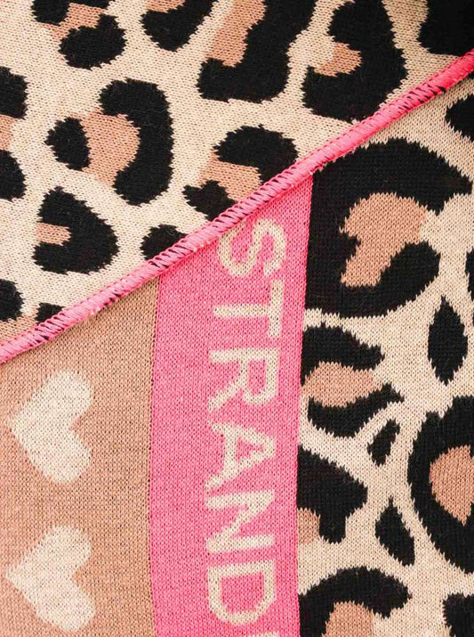 💕 Zwillingsherz Dreieckstuch "Leo Strand" Baumwolle Bunt