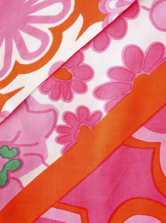 💕 Zwillingsherz Dreieckstuch "Liebevoller Mix" 100 % Viskose nachhaltig Magenta