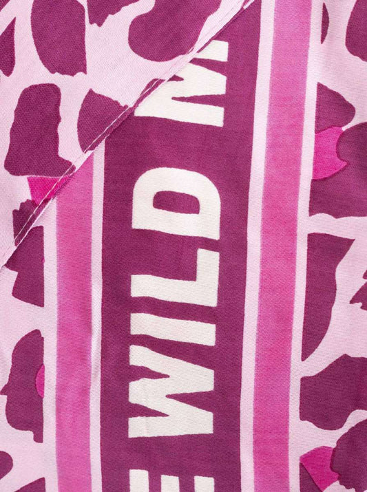 💕 Zwillingsherz Dreieckstuch "Life Wild" 100 % Viskose nachhaltig Beere