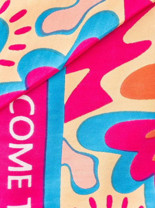 💕 Zwillingsherz Dreieckstuch "Make your dreams come true" Multi