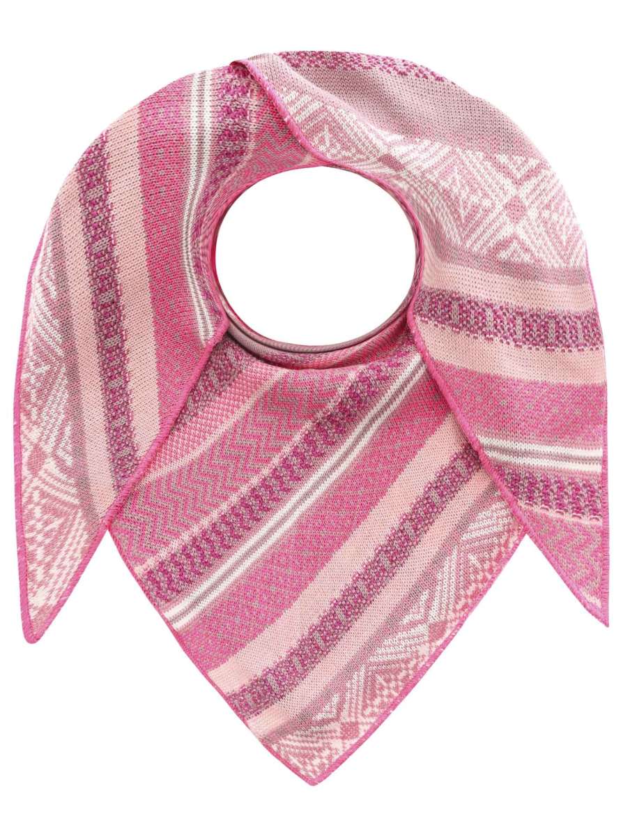 💕 Zwillingsherz Dreieckstuch "Summer Mornings" Baumwolle Pink