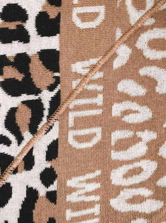 💕 Zwillingsherz Dreieckstuch "Tricky Leo" Baumwolle Beige