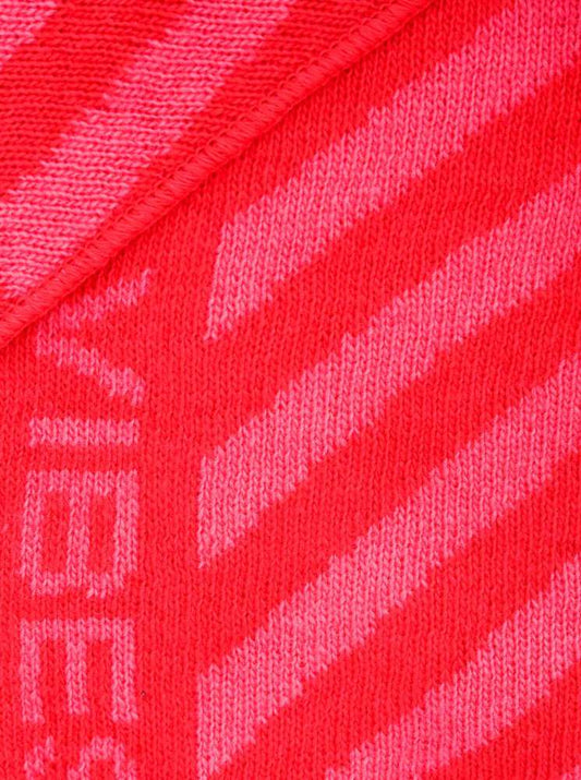 💕 Zwillingsherz Dreieckstuch "Winter Zick Zack" Wolle Kaschmir Rot Pink