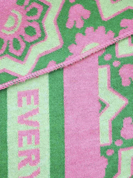 💕 Zwillingsherz Dreieckstuch "Zürich" Baumwolle Grün