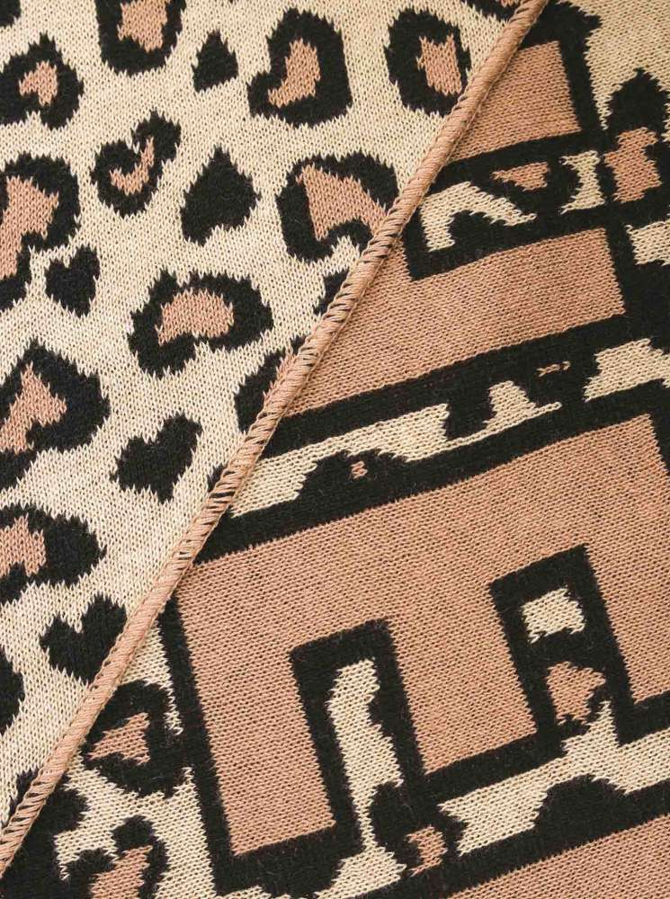 💕 Zwillingsherz Dreieckstuch "Leo & Zwillingsherz" Baumwolle Beige