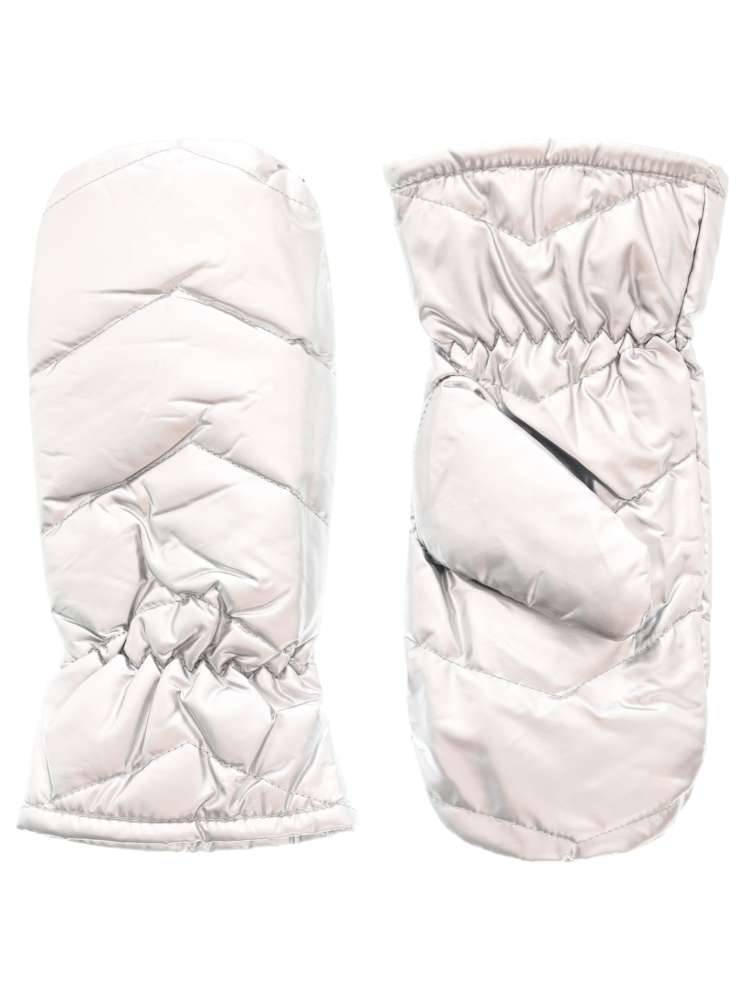 fäustlinge oder handschuhe 💕 Handschuhe Fäustlinge "ZickZack Stepp" Silber – Astrid`s Boutique