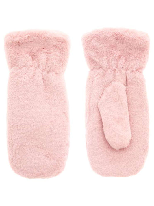 💕 Handschuhe Fäustlinge "Plüsch" Rosa