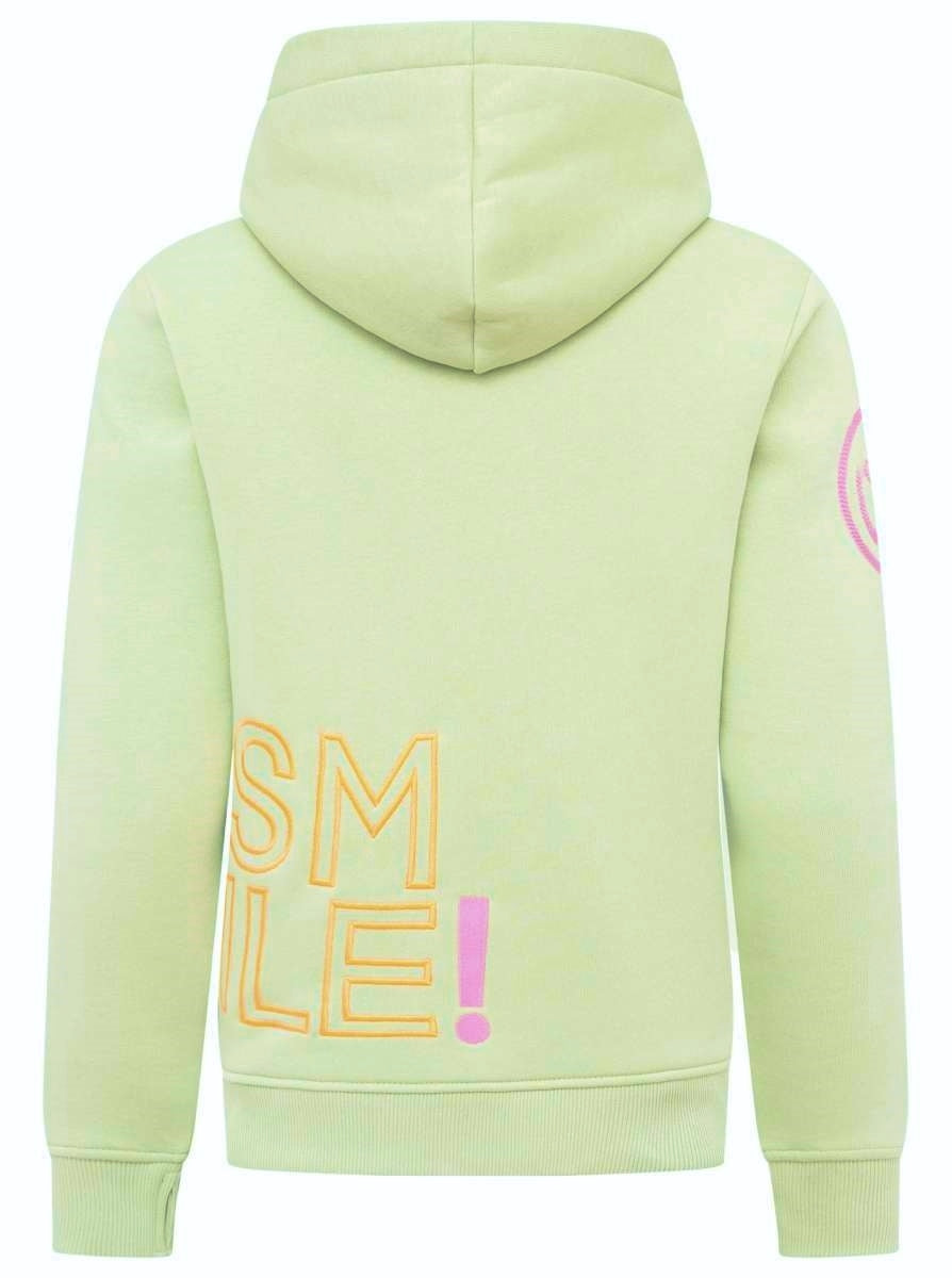 đź’• Zwillingsherz Sweatshirt Hoodie "Alissa" Sweater Baumwolle Salbei