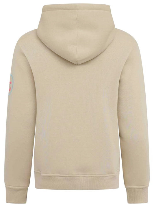💕 Zwillingsherz Sweatshirt Hoodie "Lucina" Sweater Baumwolle Beige