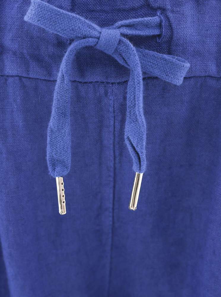 đź’• Zwillingsherz Hose Leinenhose "Classic" Leinen Royalblau