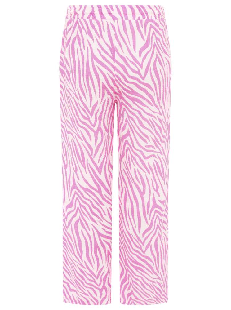 💕 Zwillingsherz Hose Musselin "Zebra" Rosa