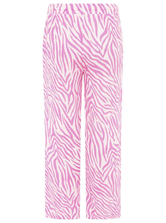💕 Zwillingsherz Hose Musselin "Zebra" Rosa