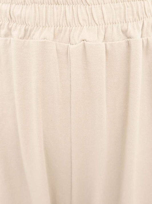 💕 Zwillingsherz Hose "Stretch & Basic" Baumwolle Beige