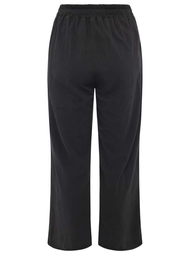 💕 Zwillingsherz Hose "Stretch & Basic" Baumwolle Schwarz