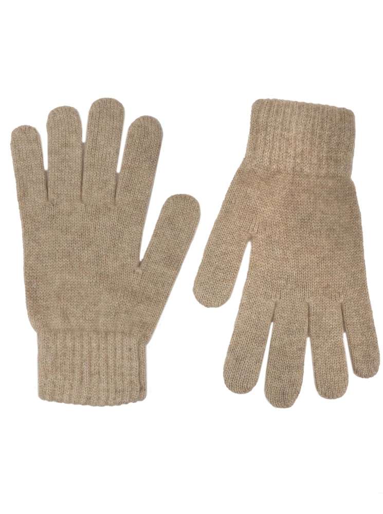 đź’• Zwillingsherz Handschuhe 100 % Kaschmir Cashmere Dunkelbeige