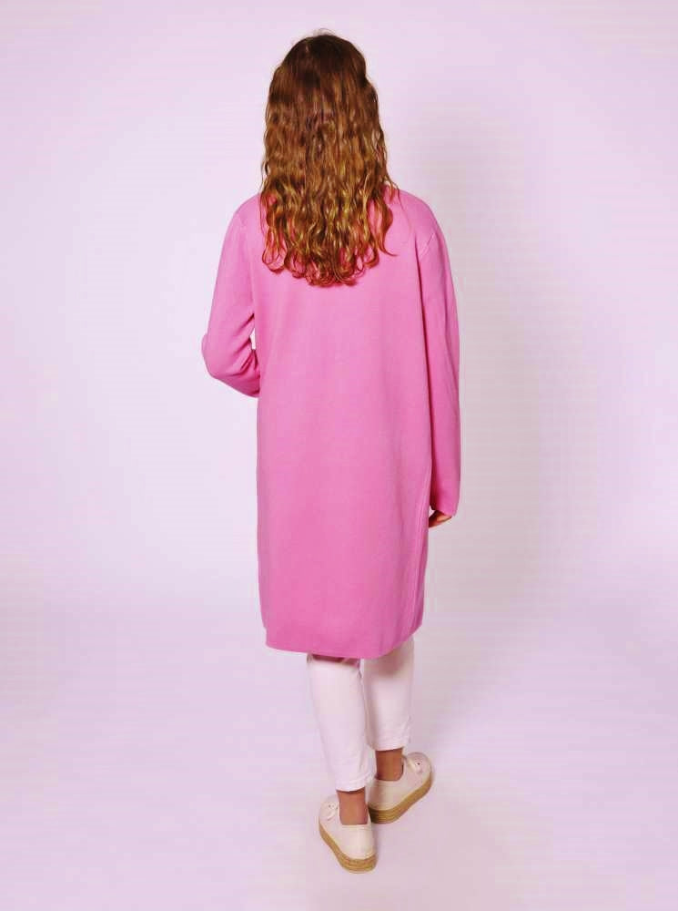 đź’• Zwillingsherz Strickjacke "Jessy 2.0" Kragen Rosa
