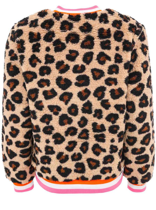 💕 Zwillingsherz Bomberjacke Teddy "Leo Wild Mind" Beige